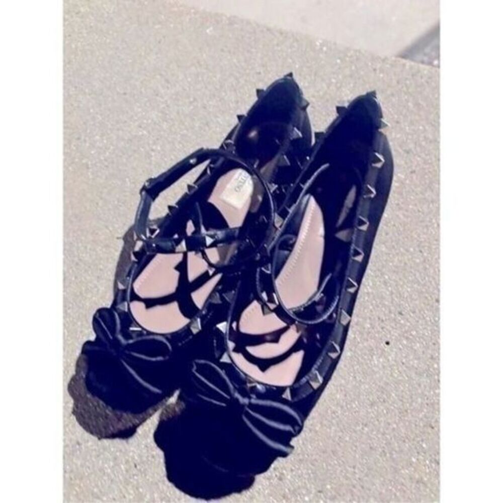 Valentino rock stud flats